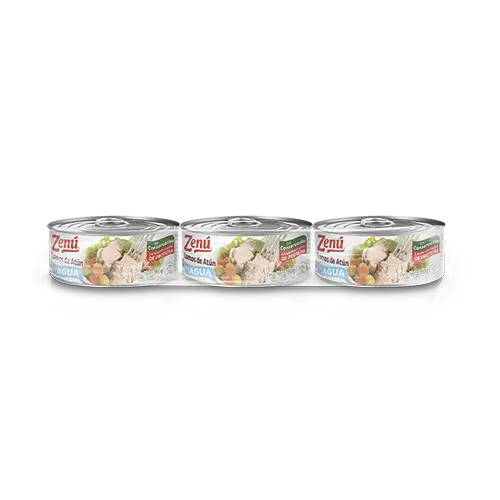 LOMOS ATUN ZENU EN AGUA 160GX3U