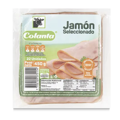 JAMON SELECCIONADO COLANTA 450G