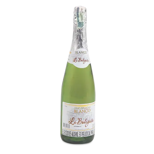 VINO LA BODEGUITA ESPUMOSO BLANCO 750ML