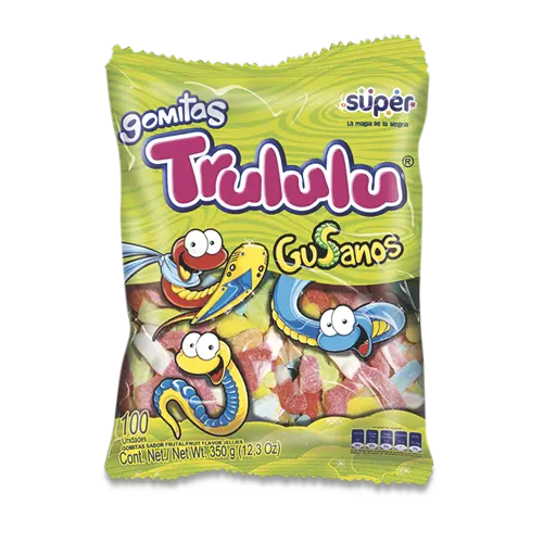 GOMAS TRULULU GUSANOS ACIDOS 320GEN100U