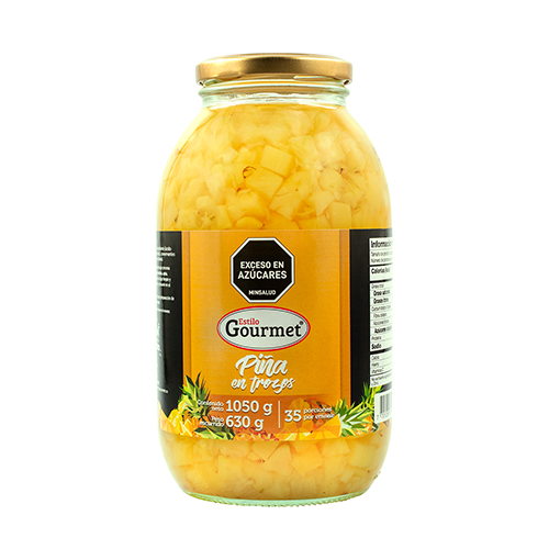 Piña Estilo Gourmet En Trozos 1050 g