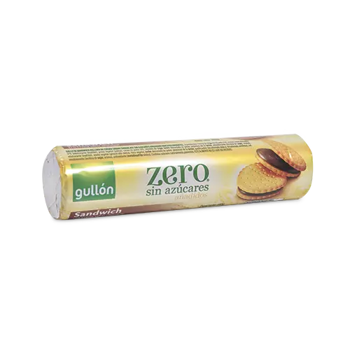 GALLETA GULLON DIET NATURE SANDWICH CHOCOLATE NEGRO SIN AZUCAR 250G