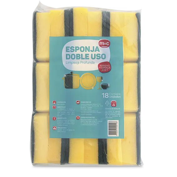ESPONJA DOBLE M&C 18U