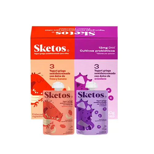 SIXPACK YOGURT SKETOS GRIEGO KIDS 80GX6U