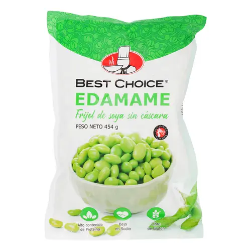 EDAMAME BEST CHOICE SIN CASCARA 454G