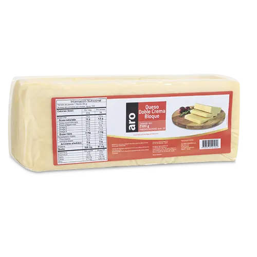 QUESO ARO DOBLE CREMA BLOQUE 2500G