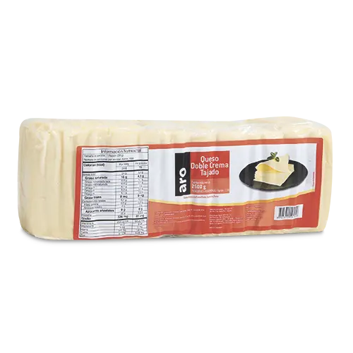 QUESO ARO DOBLE CREMA TAJADO 2500G