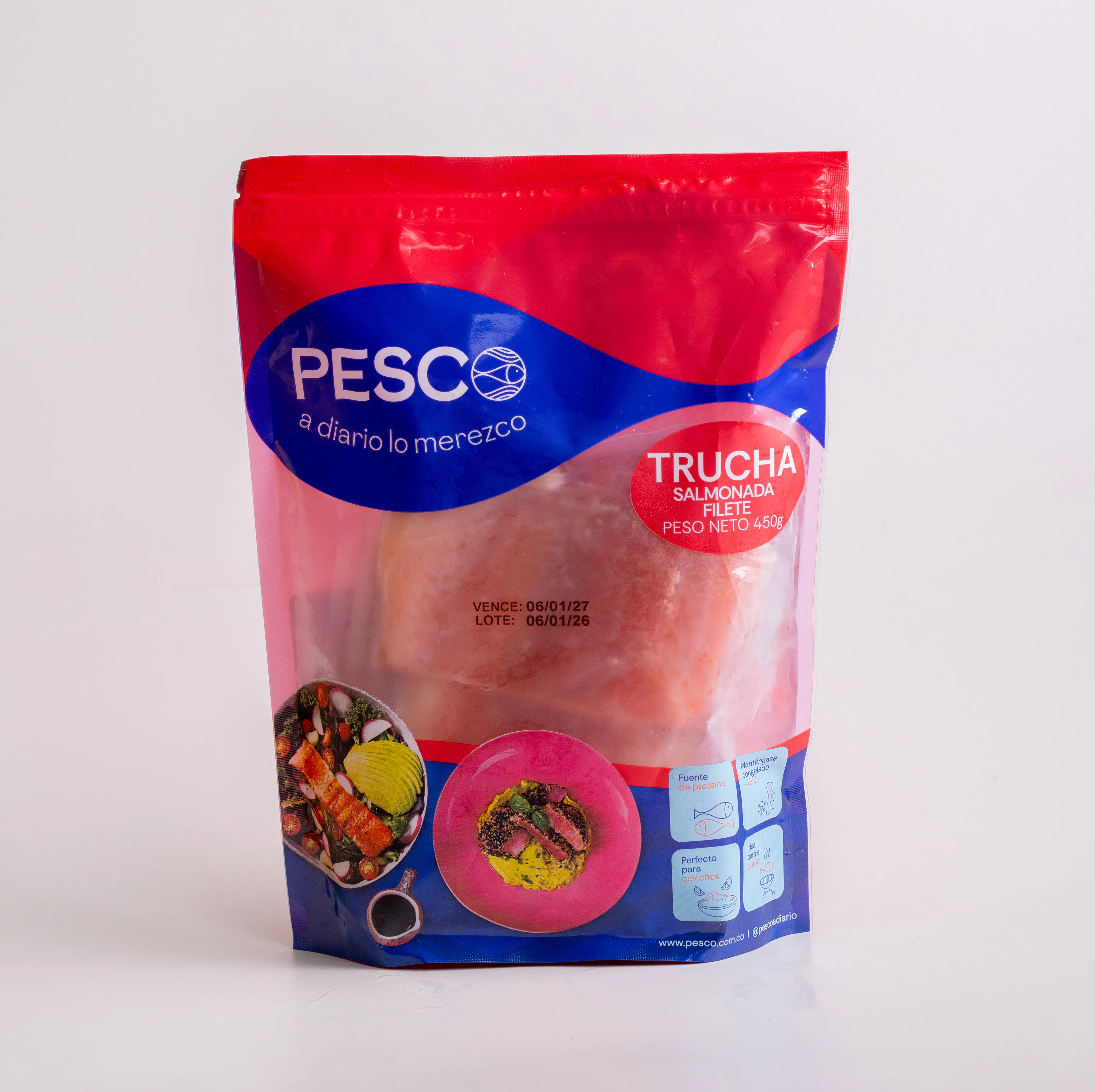FILETE DE TRUCHA PESCO 450G