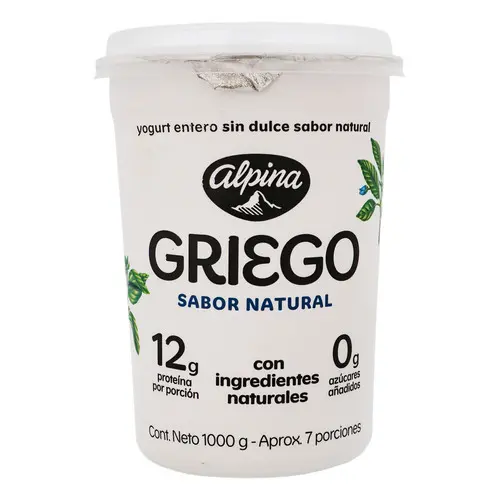 YOGURT GRIEGO NATURAL 1000G