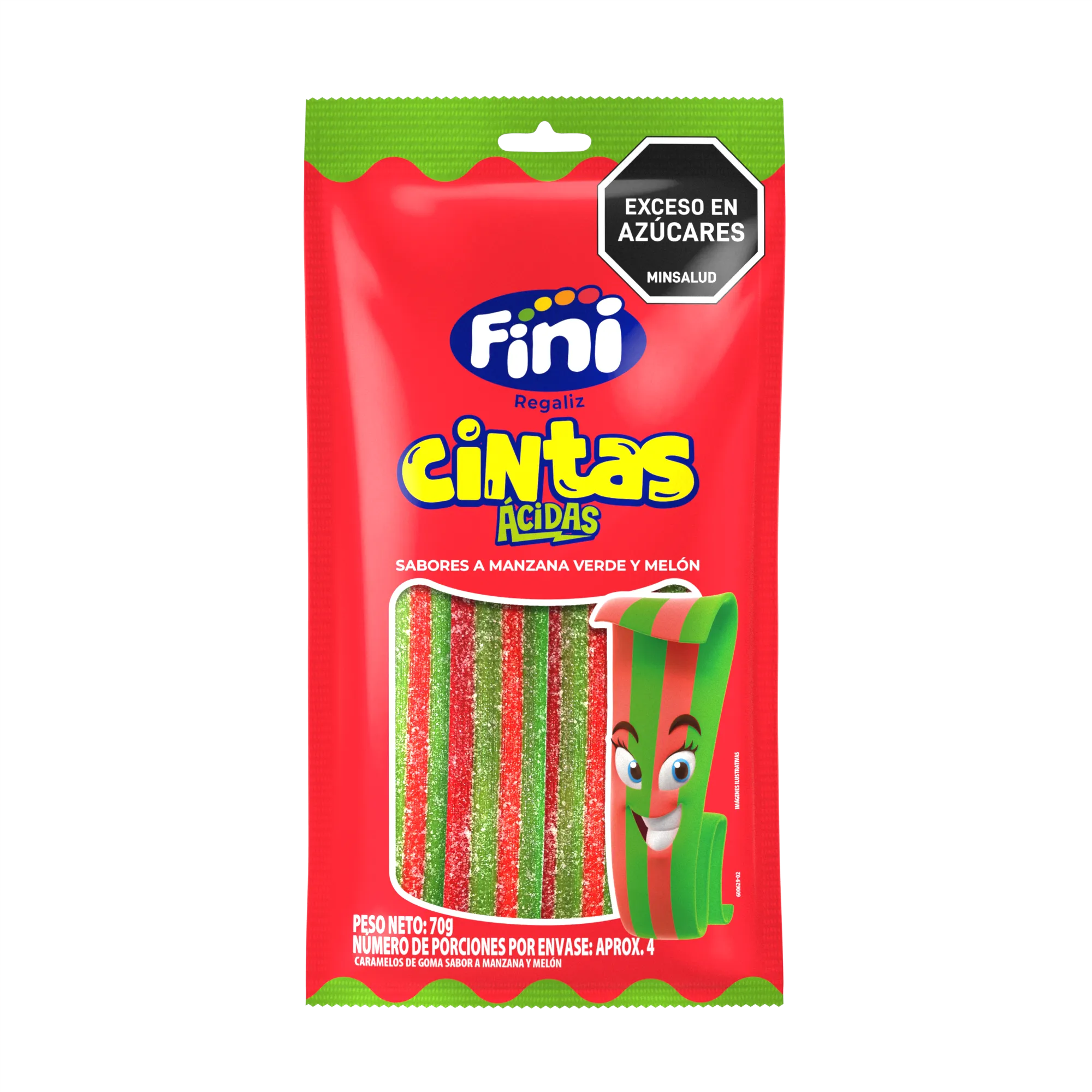 CINTA FINI MANZANA MELON 70G