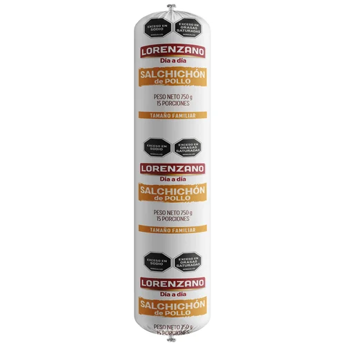Salchichon Pollo Lorenzano 750 g