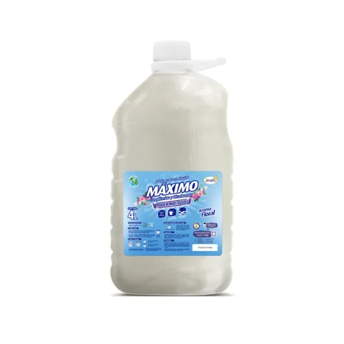 Jabon Barra Liquido Maximo Glicerina+Bicarbonato Floral 4 l