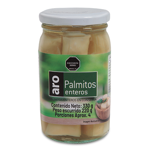 PALMITOS ARO ENTEROS EN CONSERVA 330G