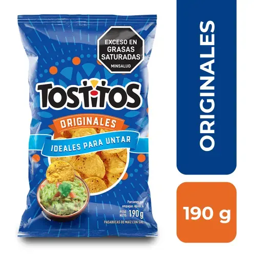 TORTILLAS TOSTITOS ORIGINALES 190G