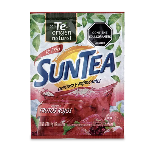 TE EN POLVO SUNTEA FRUTOS ROJOS 12G