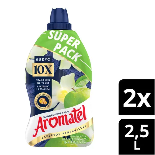 SUAVIZANTE AROMATEL MANZANA 2.5LX2U