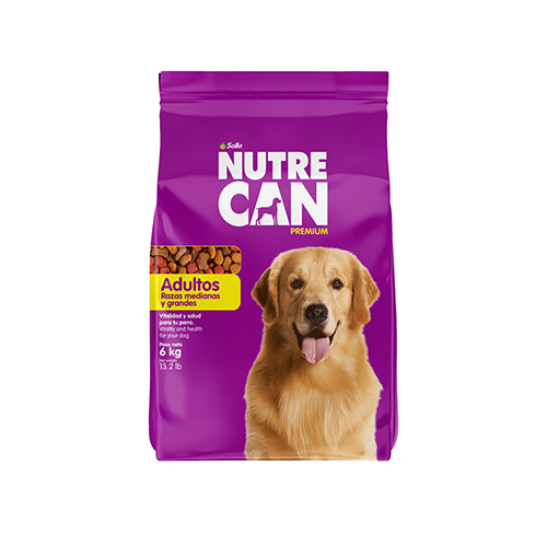 Alimento Perro Nutrecan Adulto Mediana Y Grande 6 kg