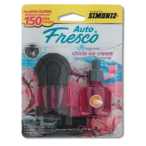 AMBIENTADOR SIMONIZ AIRTECH CHICLE ICE 10ML+RPTO