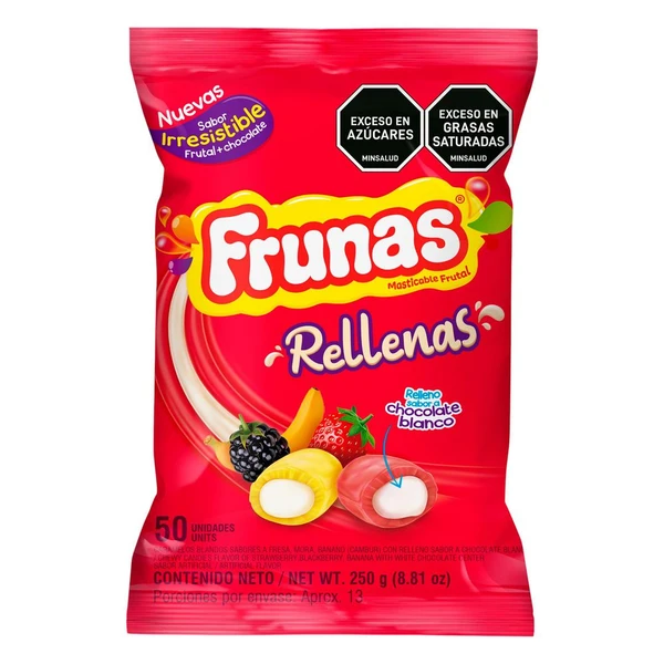FRUNAS RELLENAS 50G