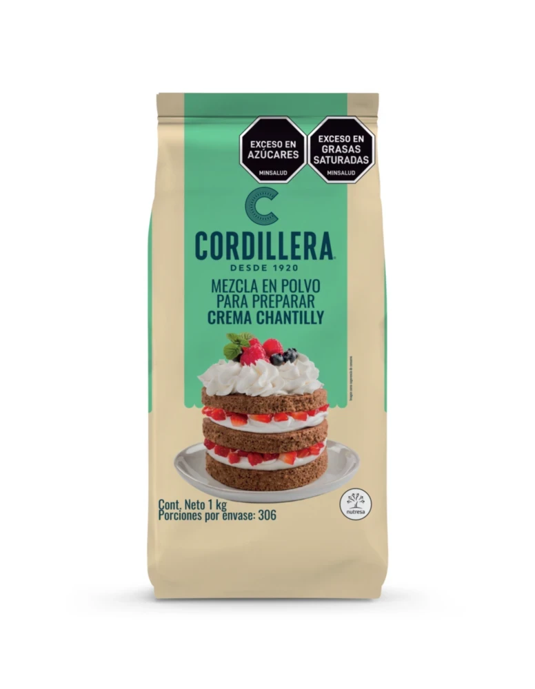 MEZCLA EN POLVO CORDILLERA PARA CREMA CHANTILLY 1000G