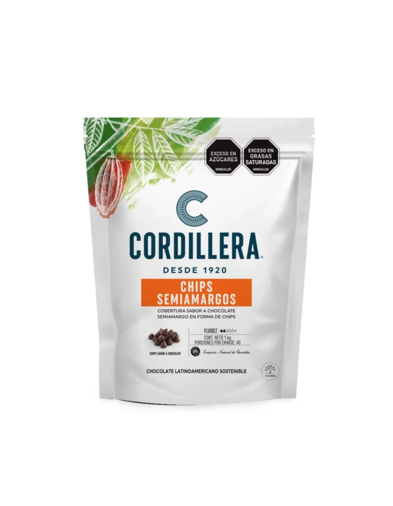 Chips Cordillera Chocolate Semi Amargo 1 kg