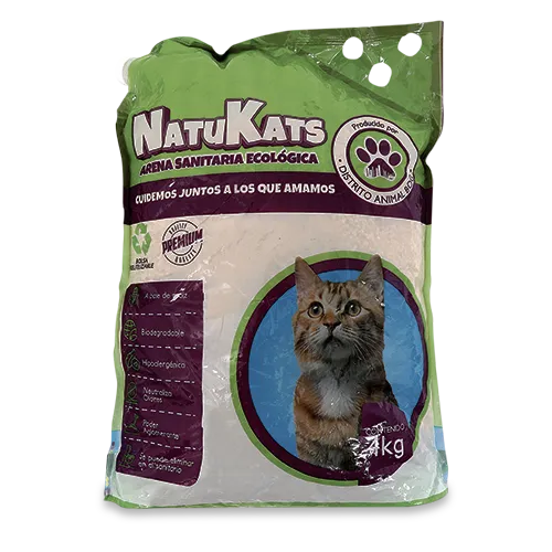 Arena De Maiz Gatos Natukats Lavanda 4 kg