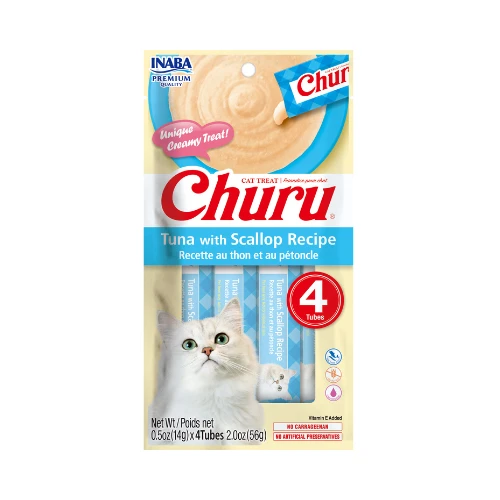 Snack Gatos Churu Tuna With Scallop 14Gx4U