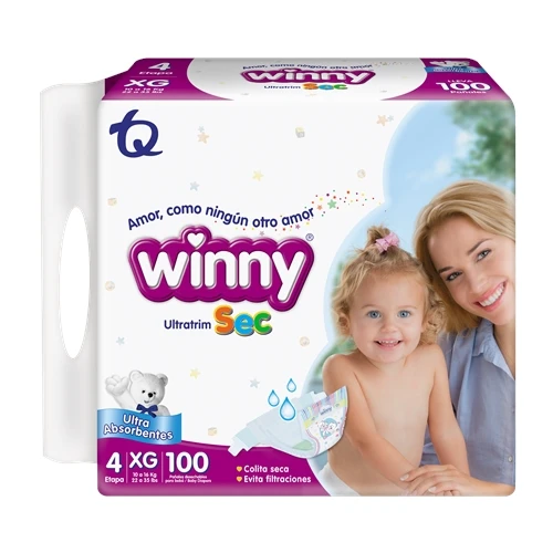 Pañal WINNY Sec XG 100 Unidades