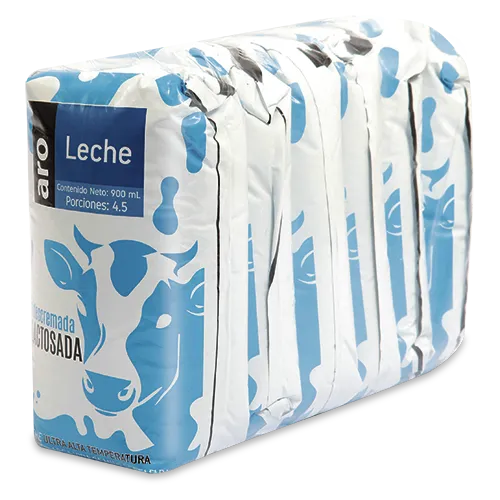 Paca Leche Uat Uht Semidescremada Deslactosada Aro 900Mlx6U