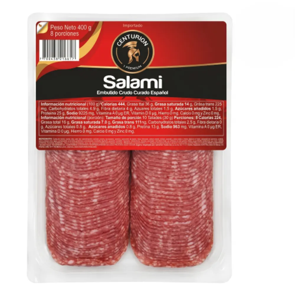 Salami Centurion Tajado 400 g