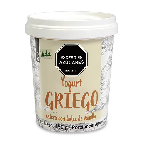 YOGURT GRIEGO ARO VIDA VAINILLA 450G