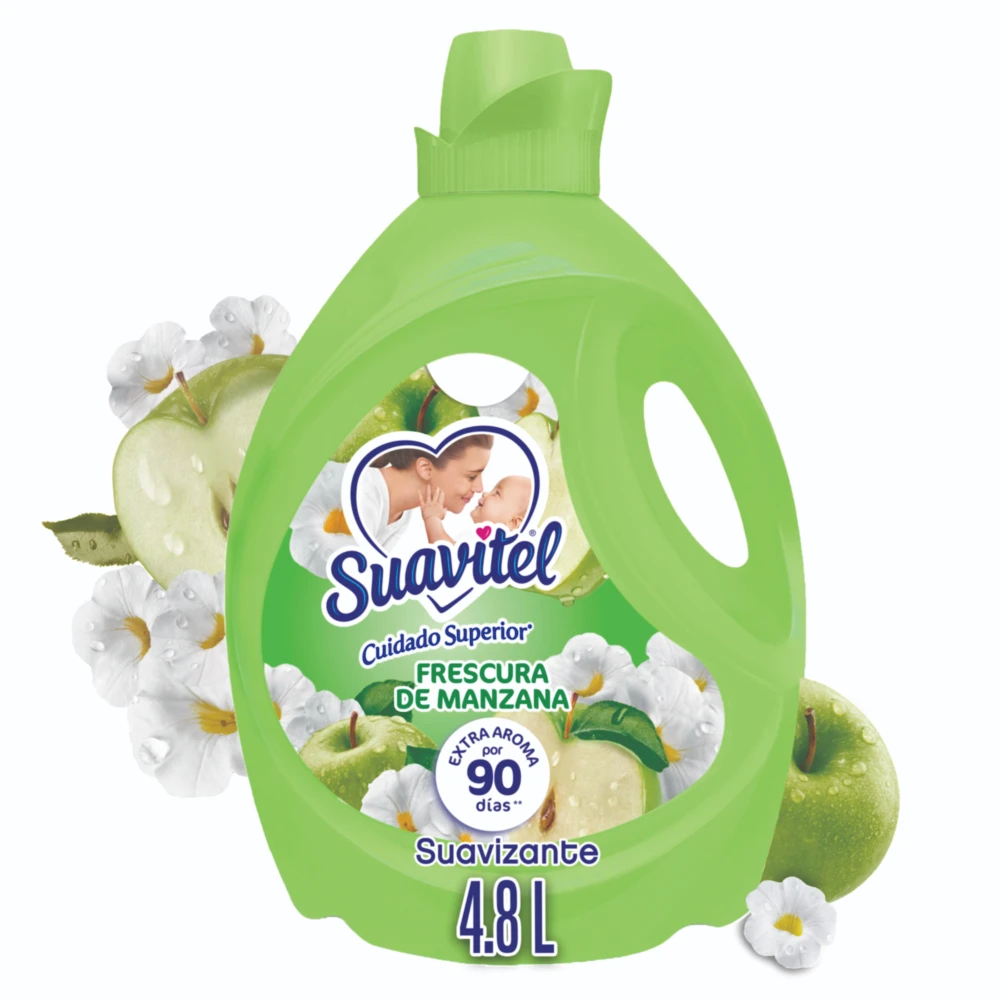SUAVIZANTE SUAVITEL FRESCURA DE MANZANA 4800ML
