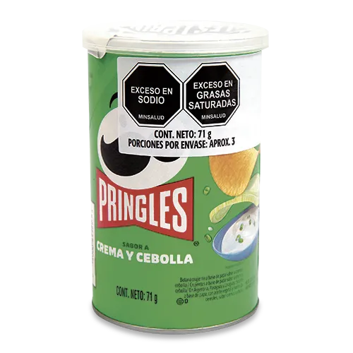 Papas Pringles Crema Y Cebolla 71 g