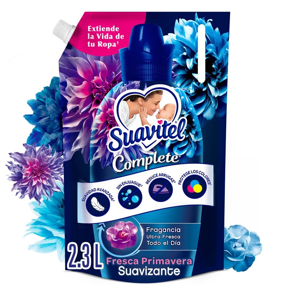 SUAVIZANTE SUAVITEL COMPLET FRESCURA PRIMAVERA 2.3L