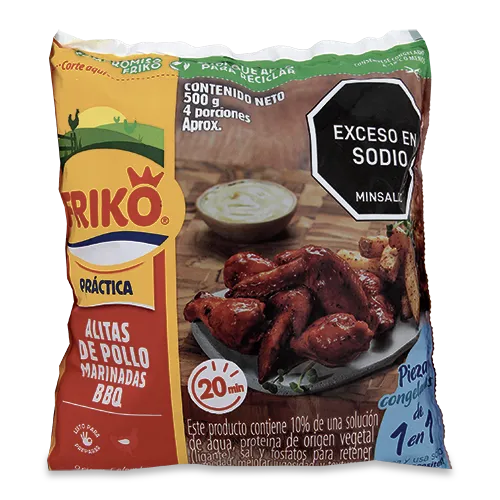 ALITAS BBQ FRIKO MARINADAS 500G