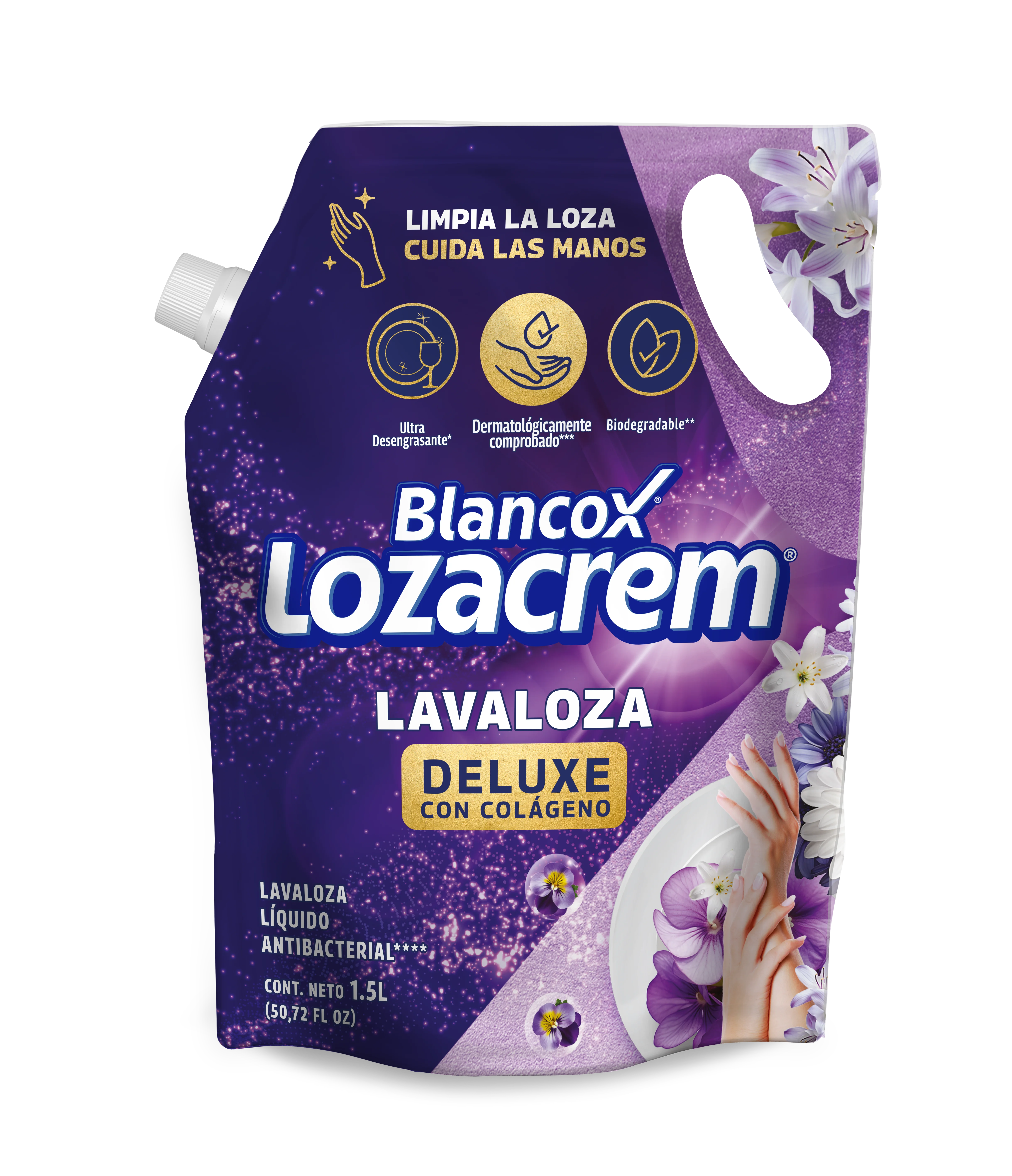 LAVALOZA LIQUIDO LOZACREM DELUXE 1500ML