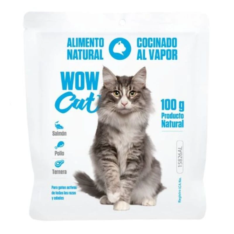 Alimento Humedo Wow Cat Para Gatos Pollo 100 g