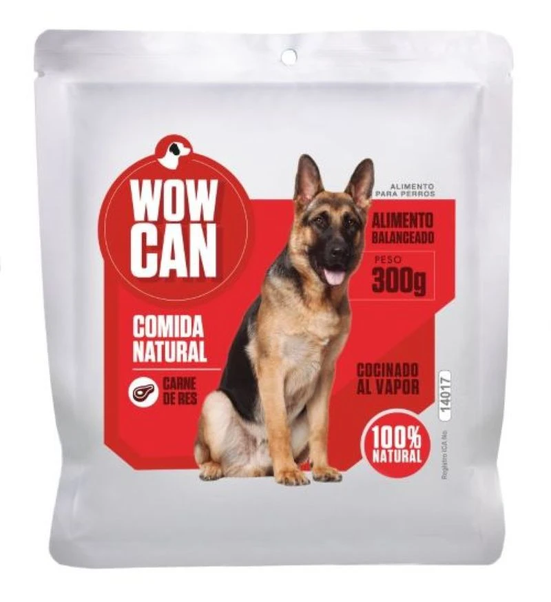 Alimento Humedo Wow Can Para Perros Carne De Res 300 g
