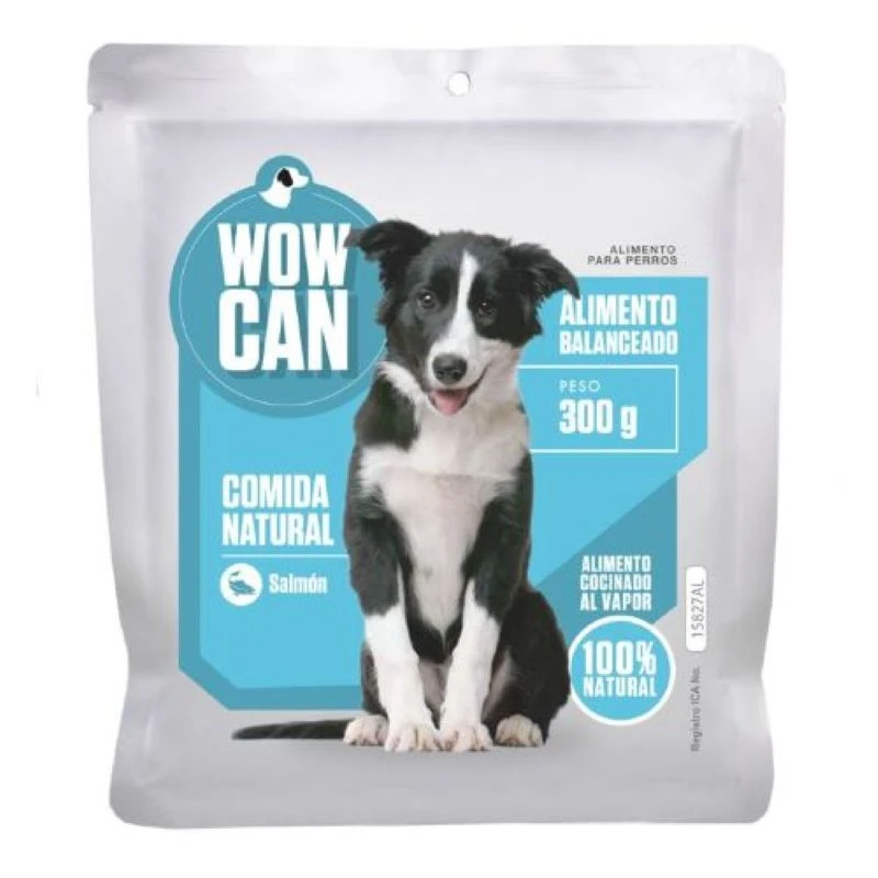 Alimento Humedo Wow Can Natural Para Perro Salmon 300 g