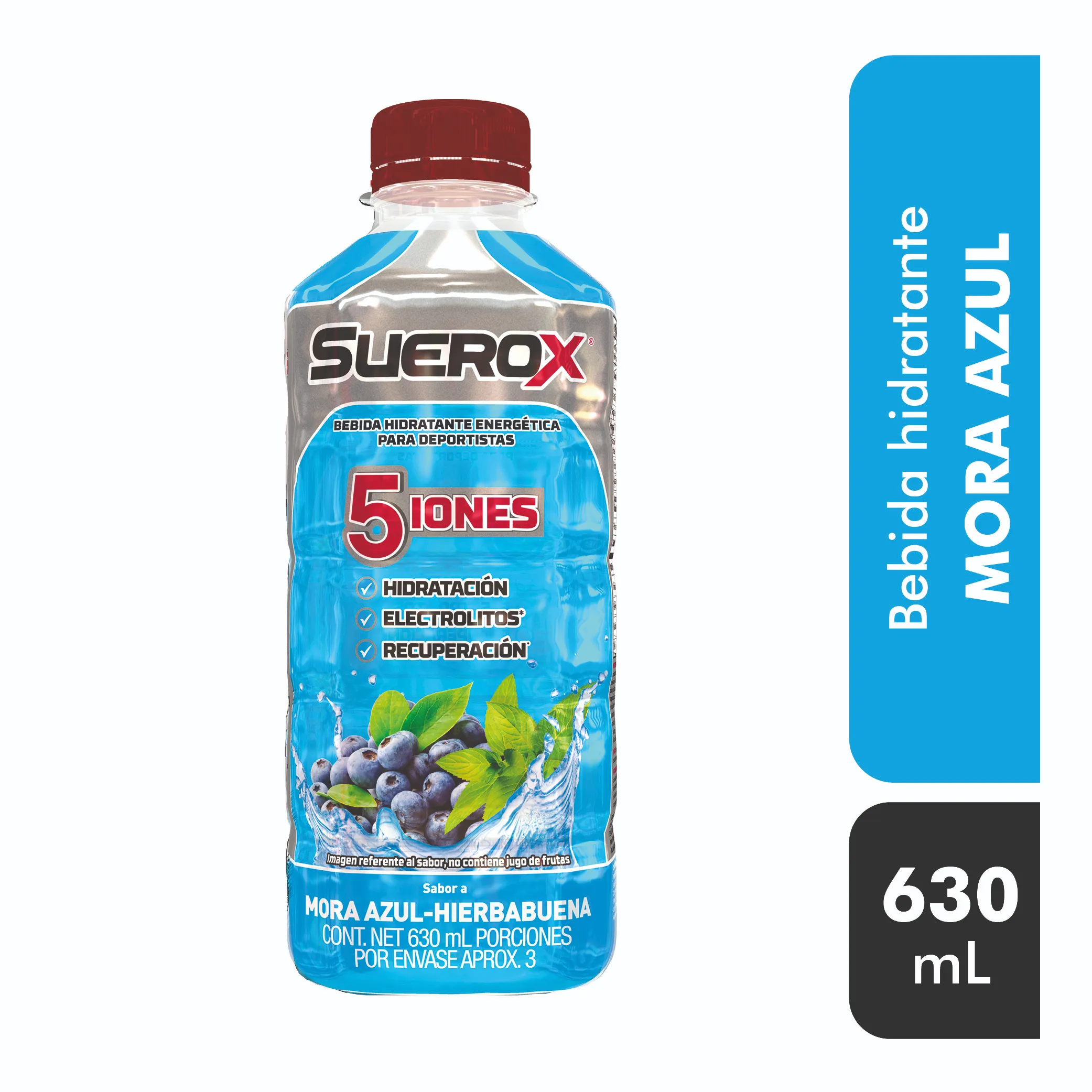 Bebida Hidratante Suerox Mora Azul 630 ml
