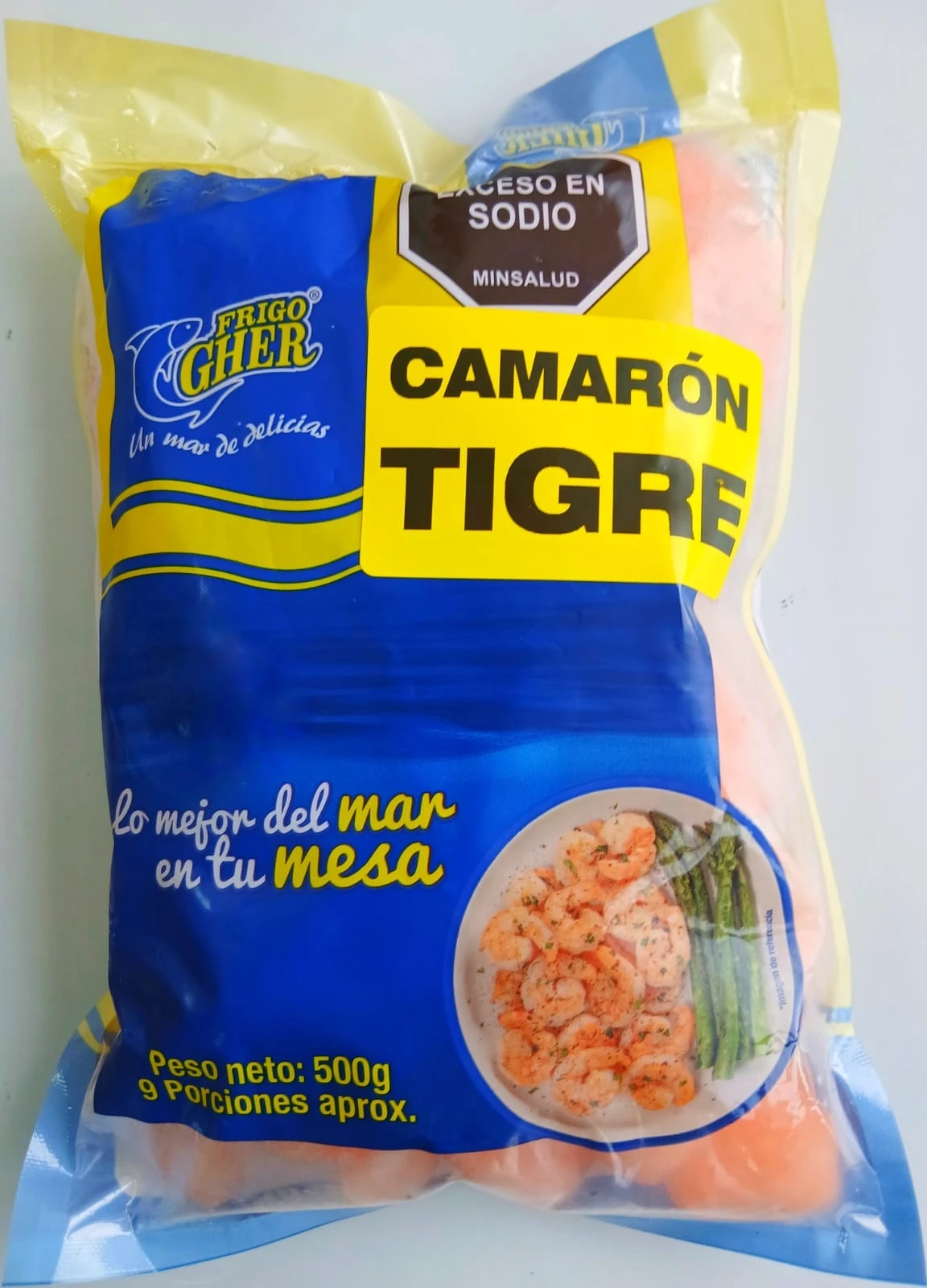CAMARON TIGRE PRECOCIDO FRIGOGHER 500G