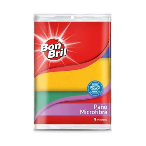 PANO DIGITADO MICROFIBRA BONBRIL X3