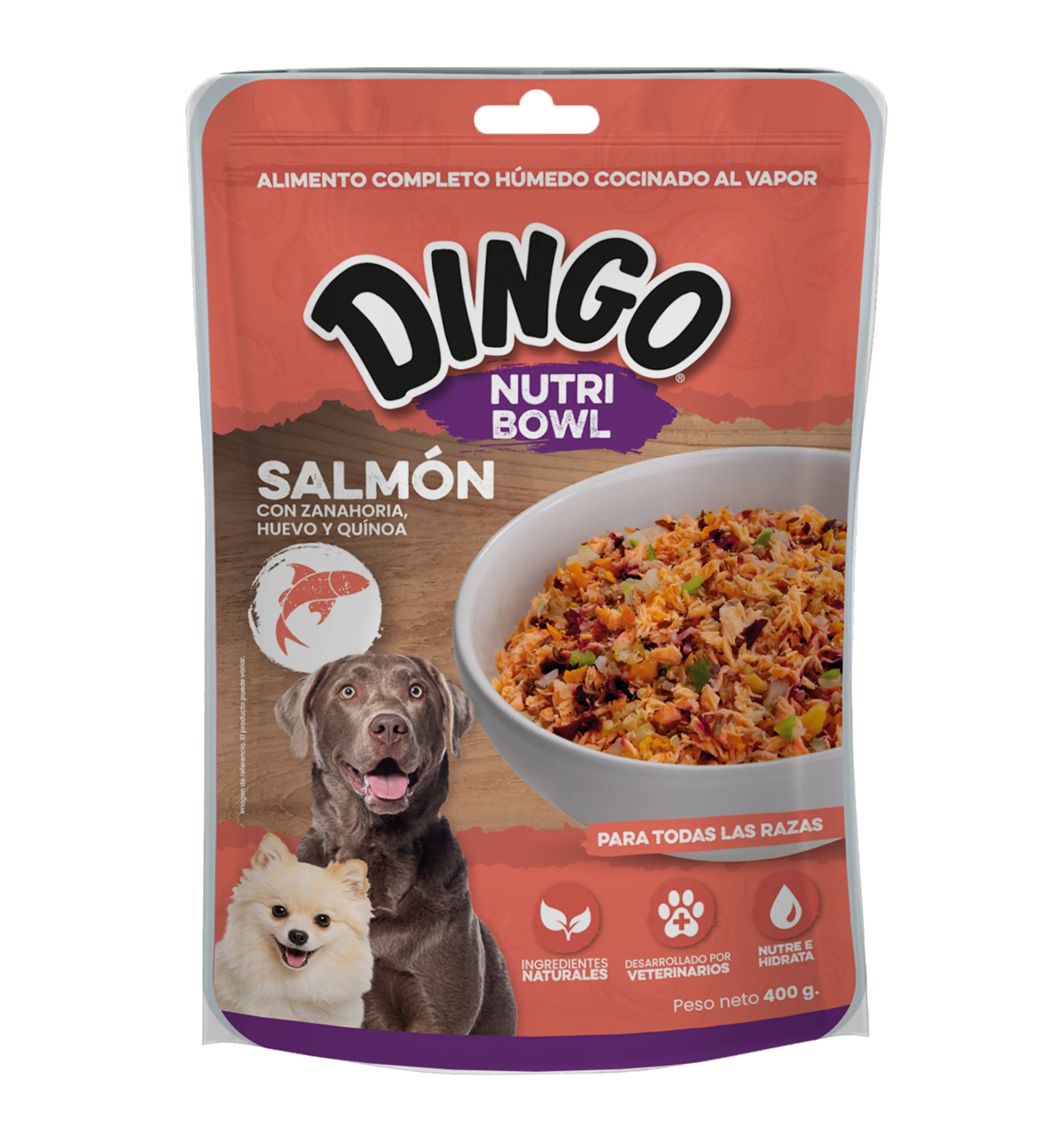 Nutri Bowl Salmon Dingo 400 gr
