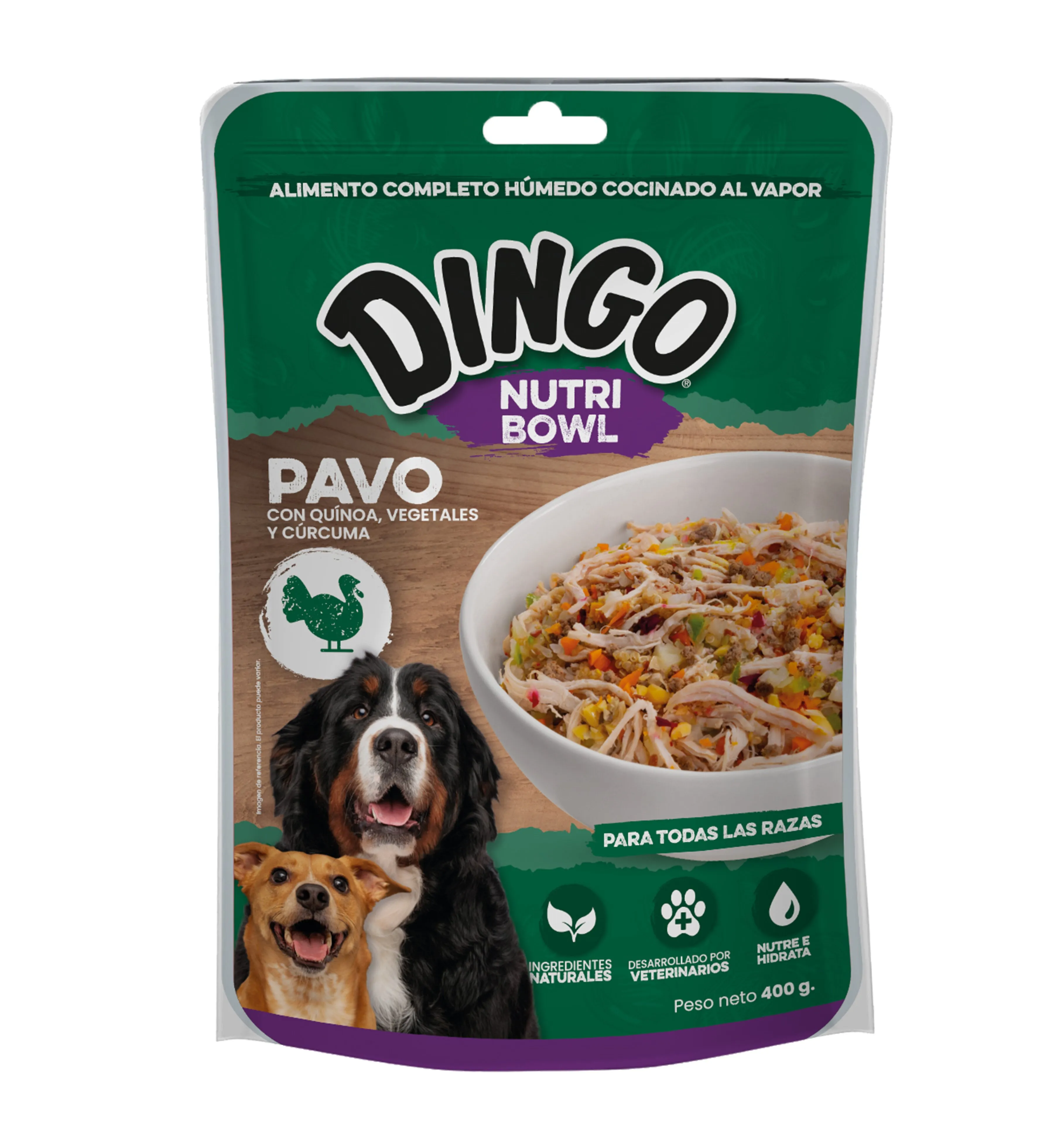 Nutri Bowl Dingo Pavo 400 gr