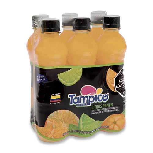 Refresco Tampico Citrus Cero Pet 330Mlx6U