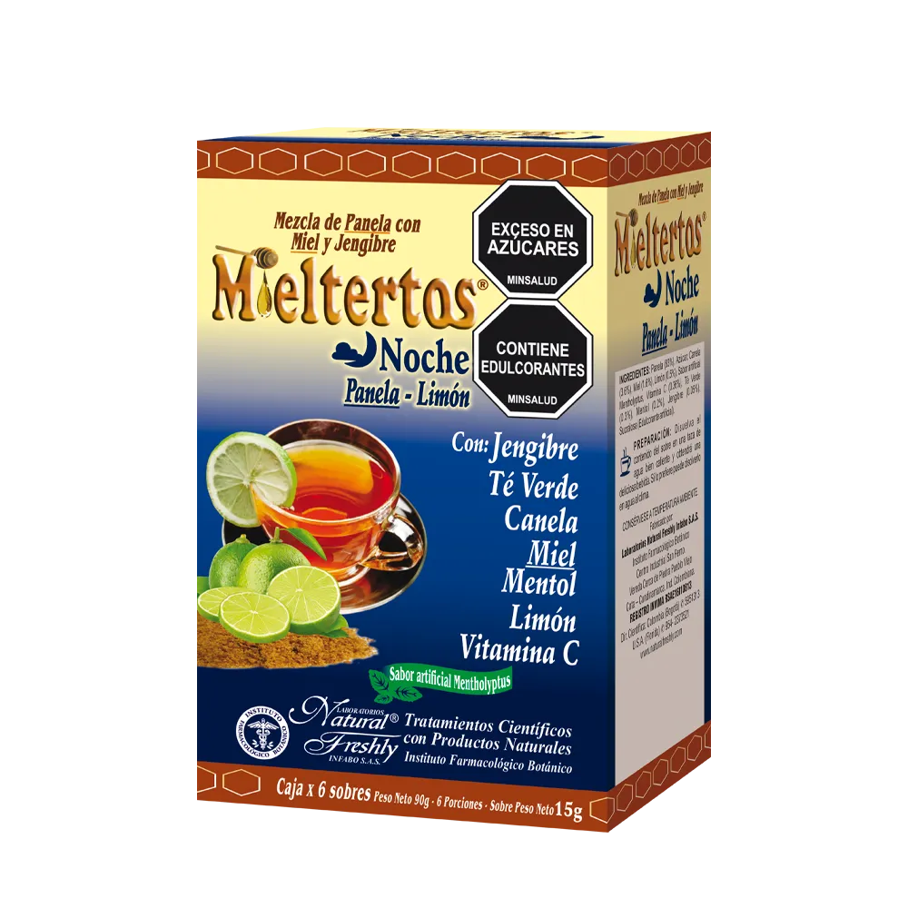 Mieltertos Gripa Noche Panela- Limonx6U