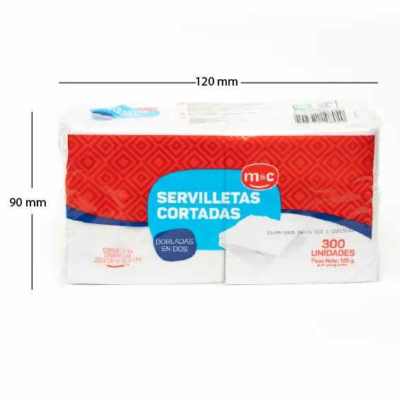 Servilleta M&C Aro 15X300U