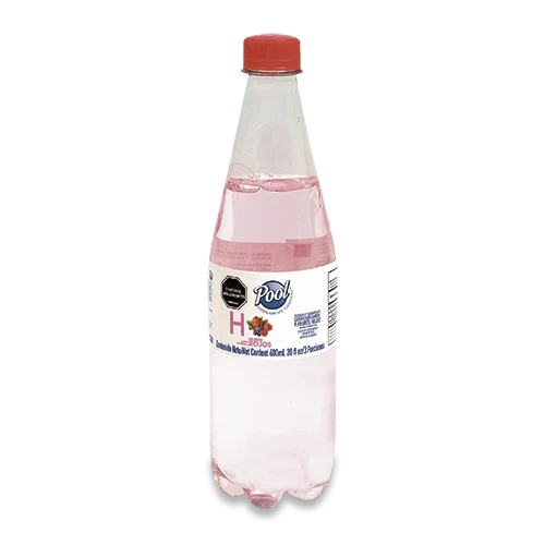 Agua Pool Gasificada Frutos Rojos 600 ml