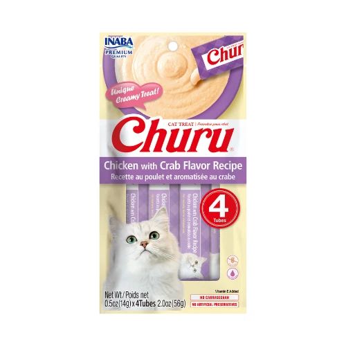Snack Gatos Churu Chicken With Crab Recipe 14Gx4U