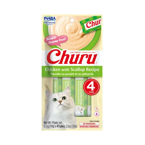 Snack Gatos Churu Chicken With Scallop Recipe 14Gx4U